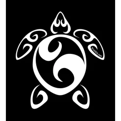 Kruskis Camiseta de manga corta para mujer Sea Turtle Tribal