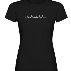 Kruskis Camiseta de manga corta Swimming Heartbeat