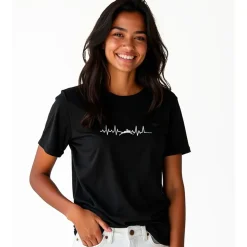 Kruskis Camiseta de manga corta Swimming Heartbeat