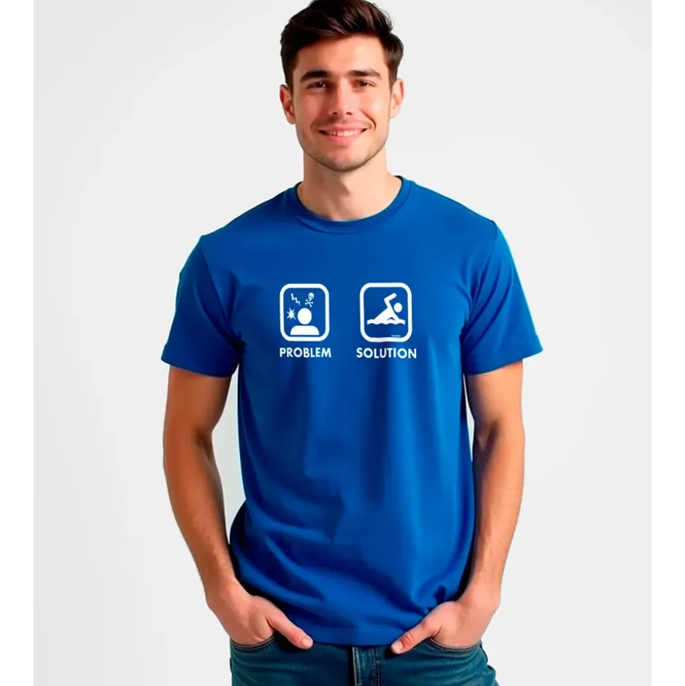 Kruskis Camiseta de manga corta Problem Solution Swim