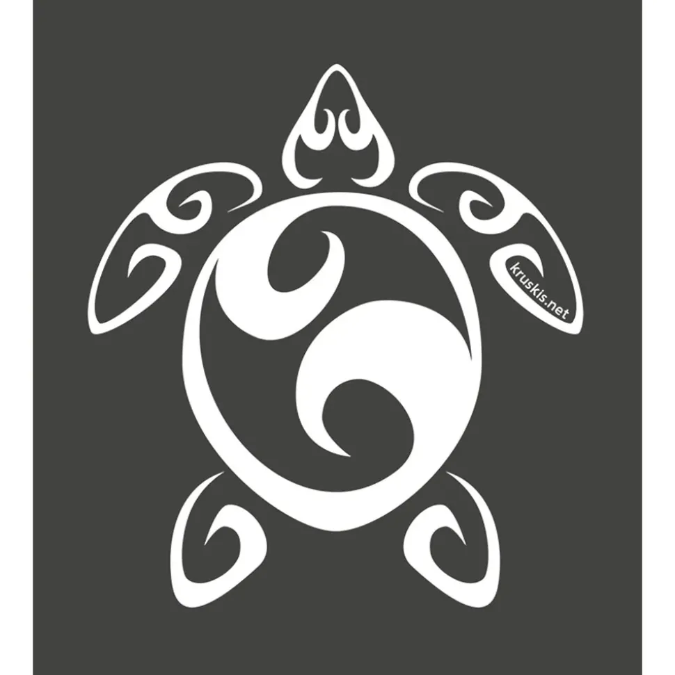 Kruskis Camiseta de manga corta Sea Turtle Tribal