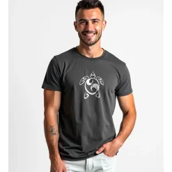 Kruskis Camiseta de manga corta Sea Turtle Tribal