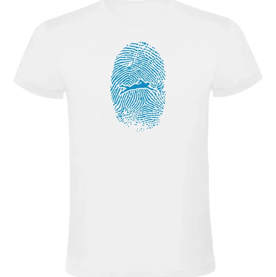 Kruskis Camiseta de manga corta Swimmer Fingerprint