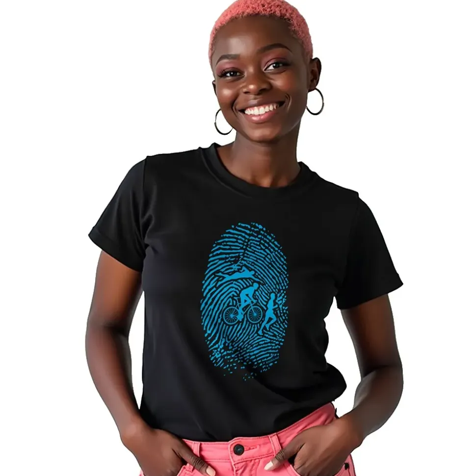Kruskis Camiseta de manga corta Triathlon Fingerprint