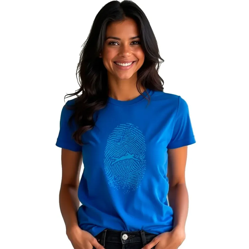 Kruskis Camiseta de manga corta Swimmer Fingerprint