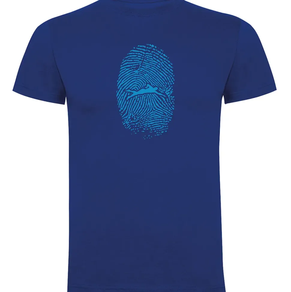 Kruskis Camiseta de manga corta Swimmer Fingerprint