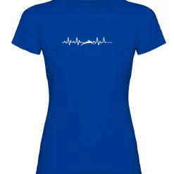Kruskis Camiseta de manga corta Swimming Heartbeat