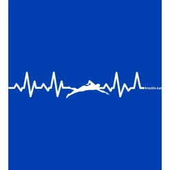 Kruskis Camiseta de manga corta Swimming Heartbeat
