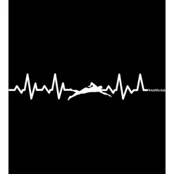 Kruskis Camiseta de manga corta Swimming Heartbeat