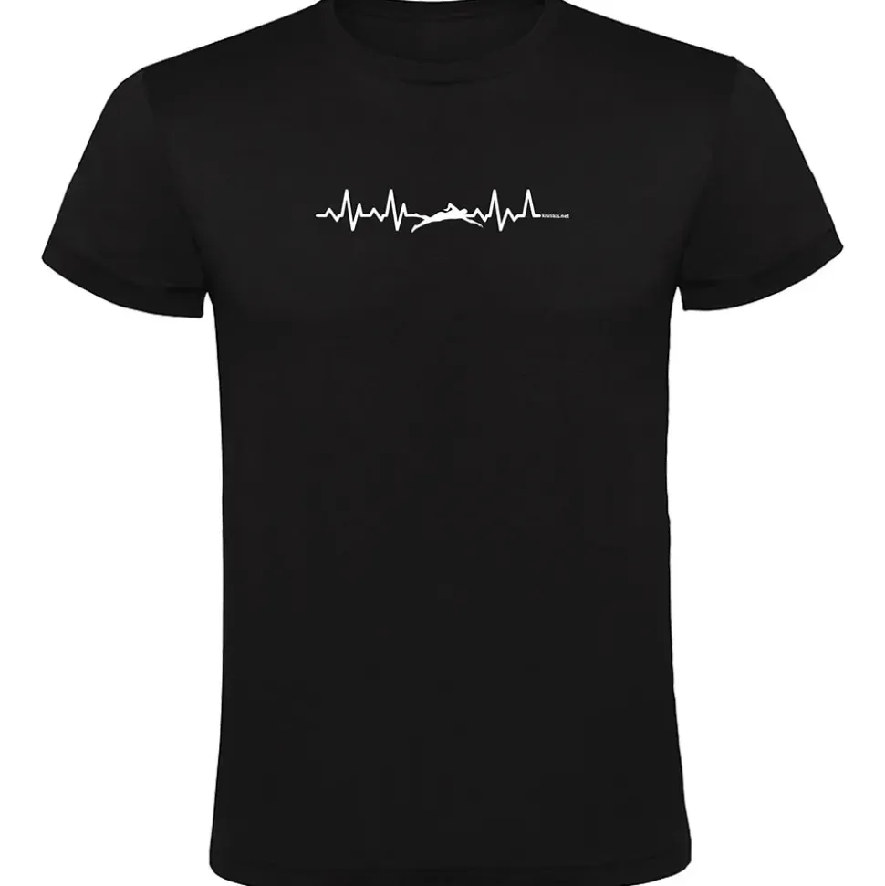 Kruskis Camiseta de manga corta Swimming Heartbeat