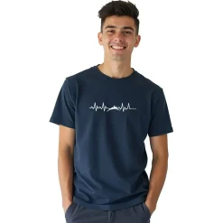 Kruskis Camiseta de manga corta Swimming Heartbeat