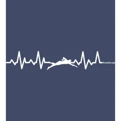 Kruskis Camiseta de manga corta Swimming Heartbeat