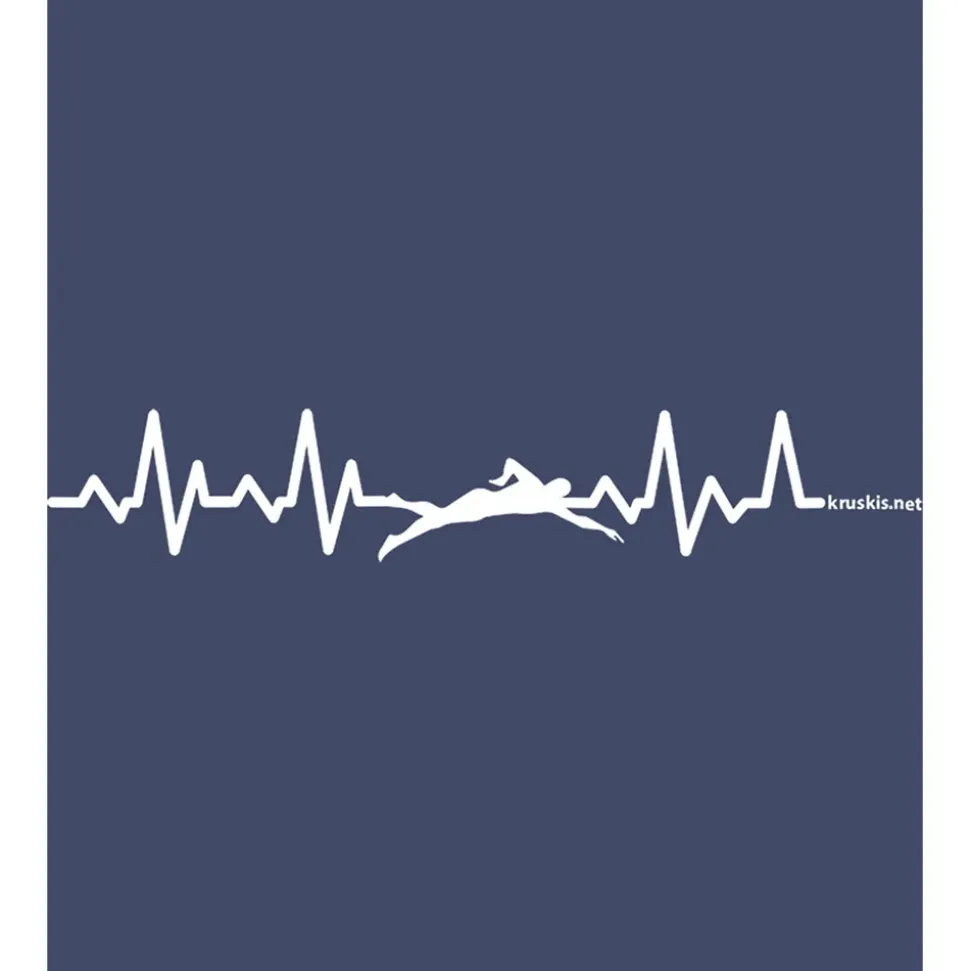 Kruskis Camiseta de manga corta Swimming Heartbeat
