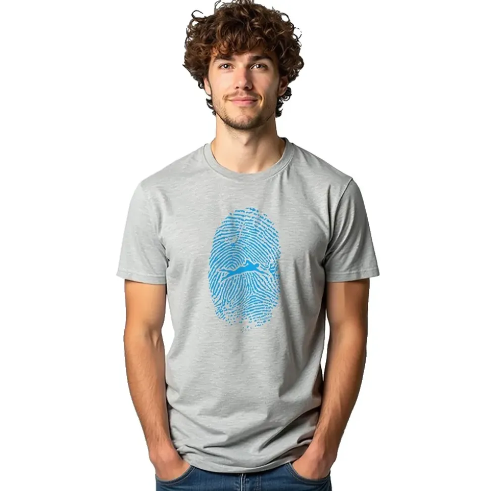 Kruskis Camiseta de manga corta Swimmer Fingerprint