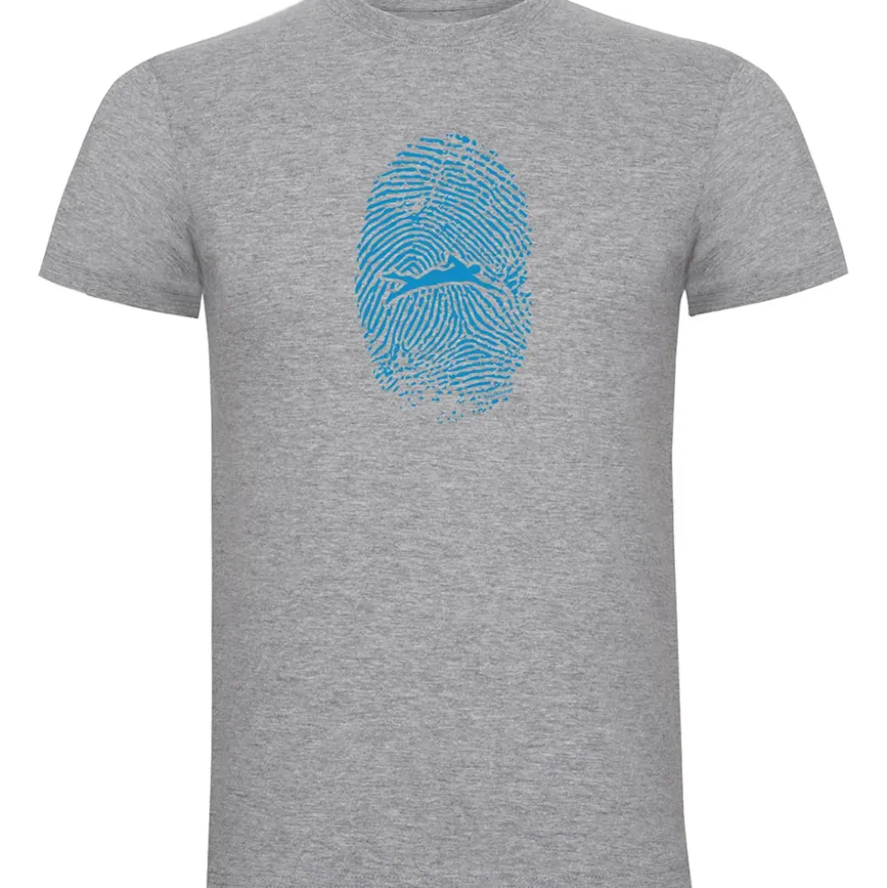 Kruskis Camiseta de manga corta Swimmer Fingerprint