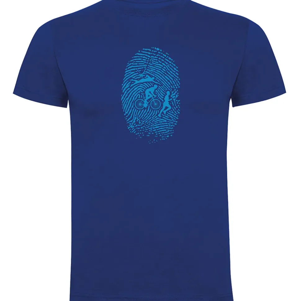 Kruskis Camiseta de manga corta Triathlon Fingerprint