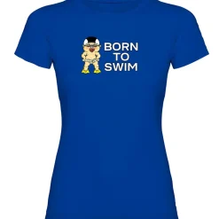 Kruskis Camiseta de manga corta Born To Swim