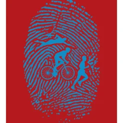 Kruskis Camiseta de manga corta Triathlon Fingerprint
