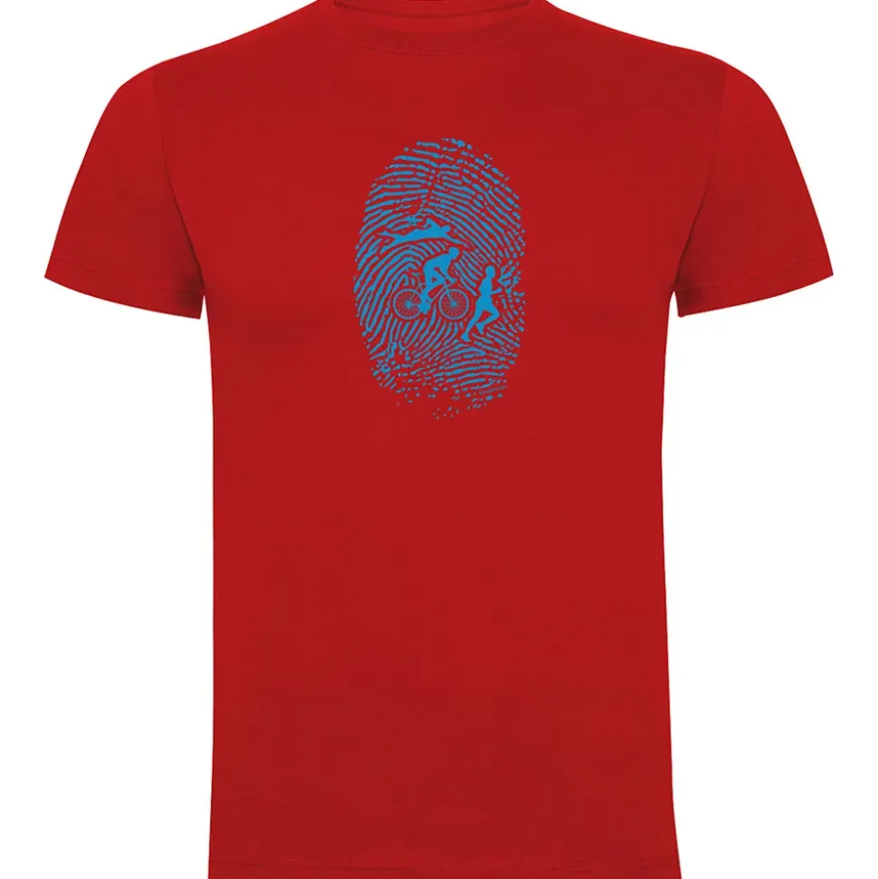 Kruskis Camiseta de manga corta Triathlon Fingerprint
