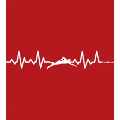 Kruskis Camiseta de manga corta Swimming Heartbeat