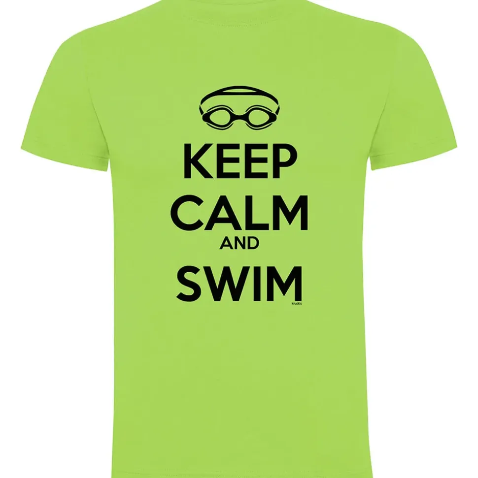 Kruskis Camiseta de manga corta Keep Calm and Swim