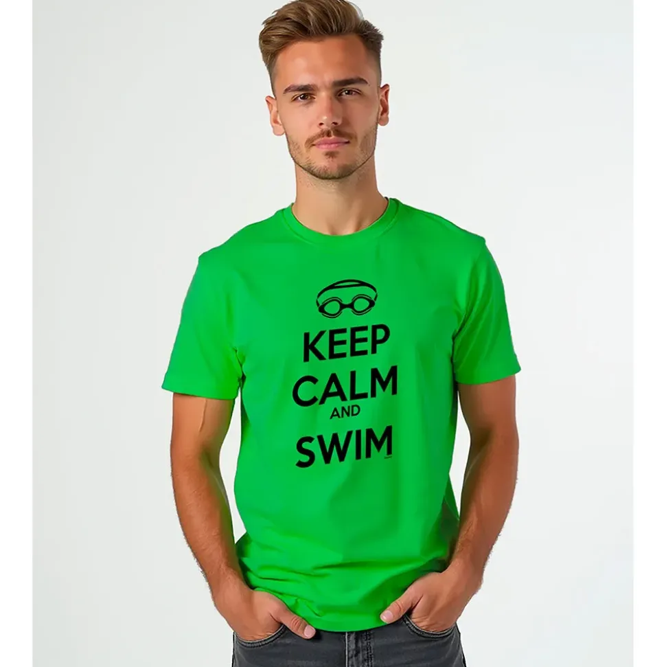 Kruskis Camiseta de manga corta Keep Calm and Swim