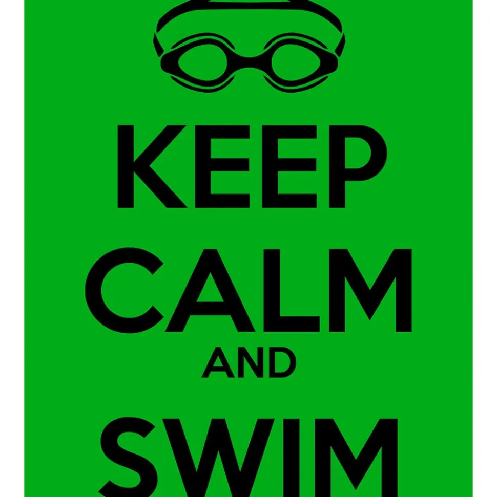Kruskis Camiseta de manga corta Keep Calm and Swim