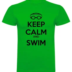 Kruskis Camiseta de manga corta Keep Calm and Swim