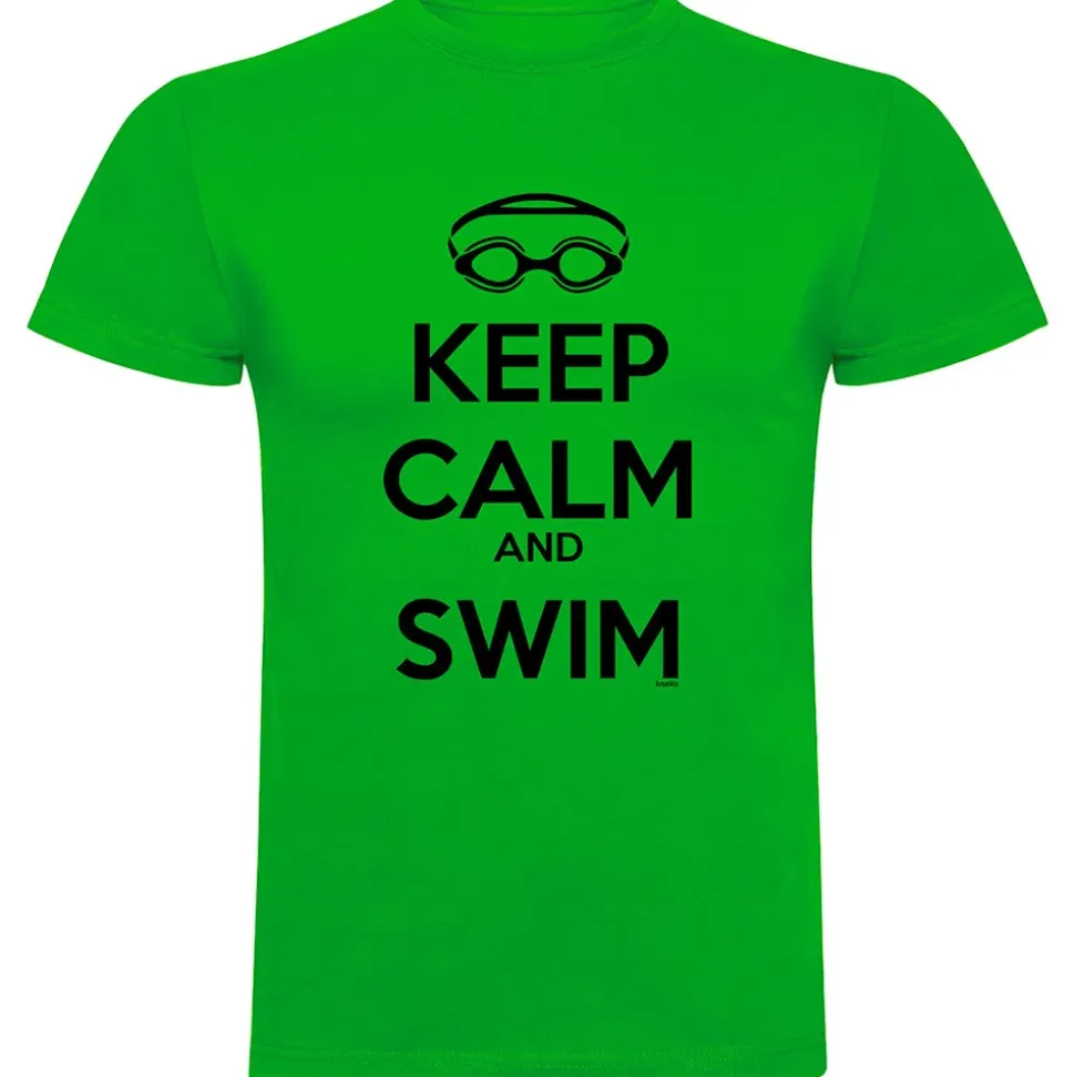 Kruskis Camiseta de manga corta Keep Calm and Swim