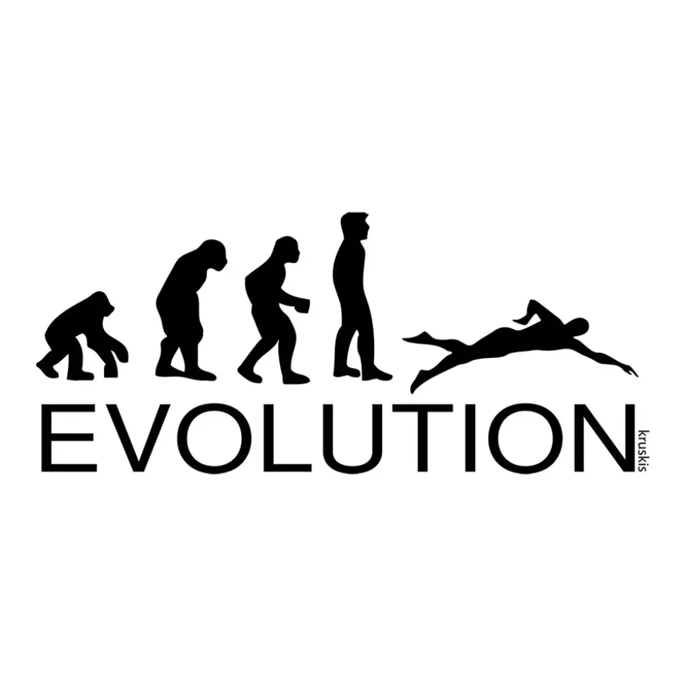 Kruskis Camiseta de manga corta Evolution Swim