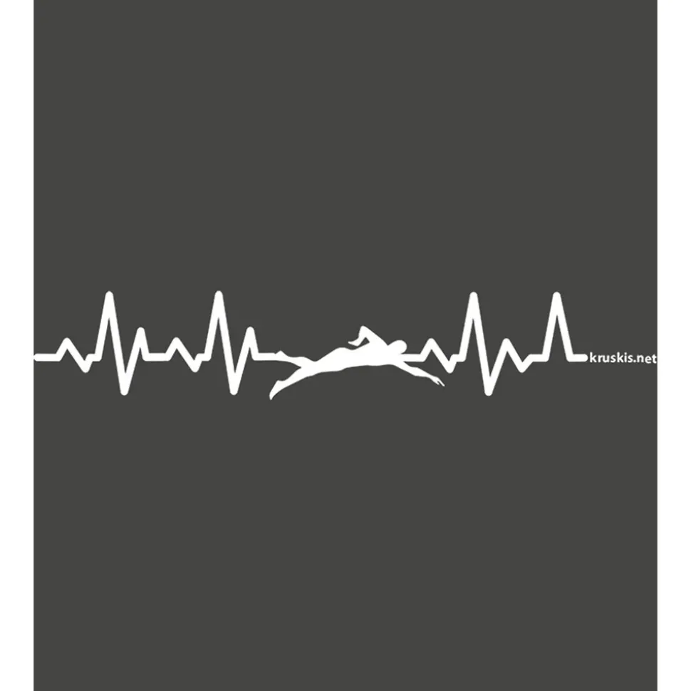 Kruskis Camiseta de manga corta Swimming Heartbeat