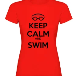 Kruskis Camiseta de manga corta Keep Calm And Swim