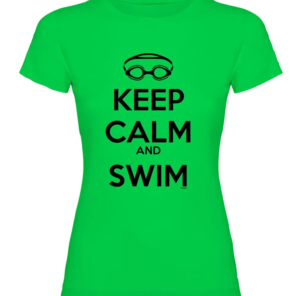 Kruskis Camiseta de manga corta Keep Calm And Swim