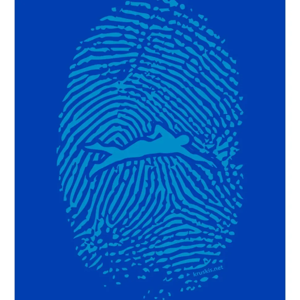 Kruskis Sudadera con capucha Swimmer Fingerprint Two-Colour