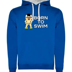Kruskis Sudadera con capucha Born To Swim Two-Colour