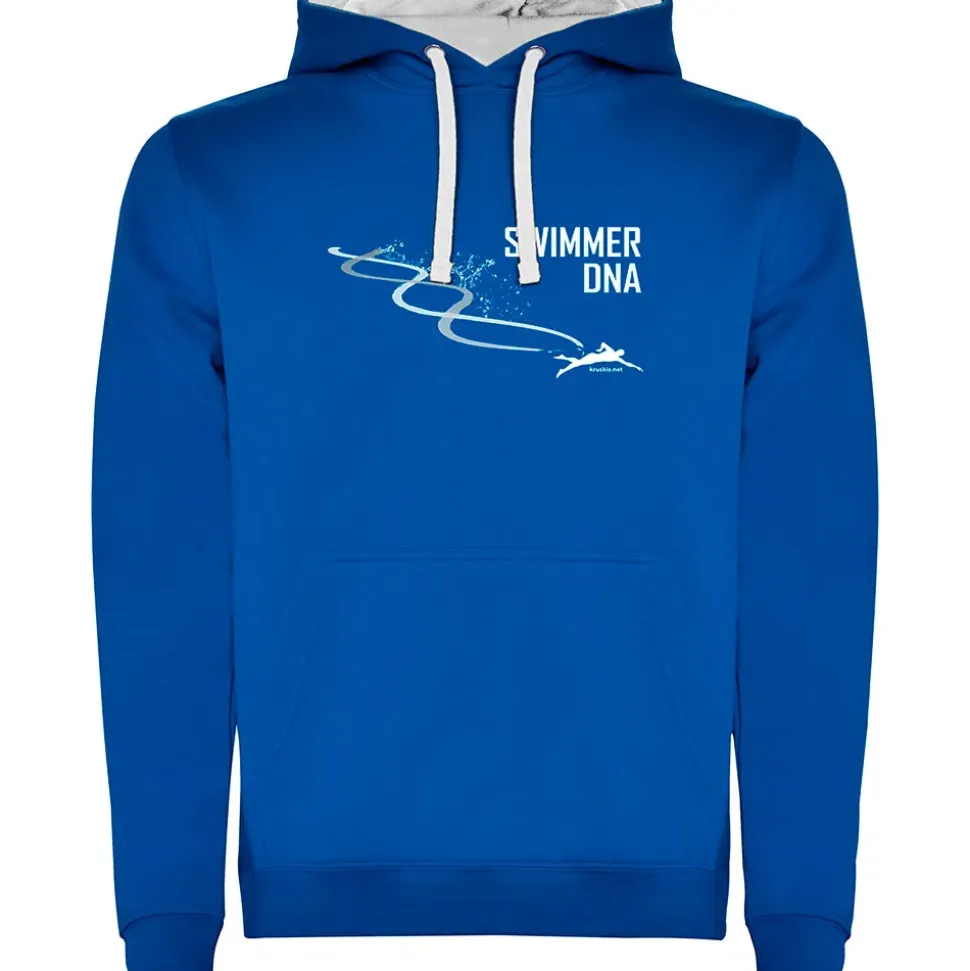 Kruskis Sudadera con capucha Swimming DNA Two-Colour