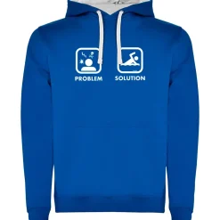 Kruskis Sudadera con capucha Problem Solution Swim Two-Colour