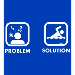Kruskis Sudadera con capucha Problem Solution Swim Two-Colour
