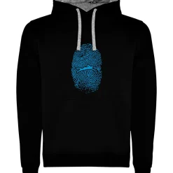 Kruskis Sudadera con capucha Swimmer Fingerprint Two-Colour