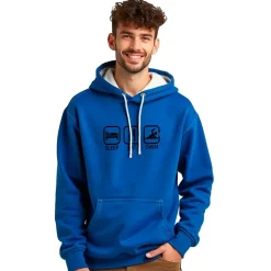 Kruskis Sudadera con capucha Sleep Eat And Swim Two-Colour
