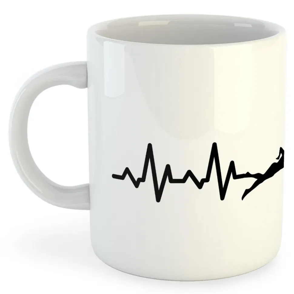 Kruskis Taza Swimming Heartbeat 325ml