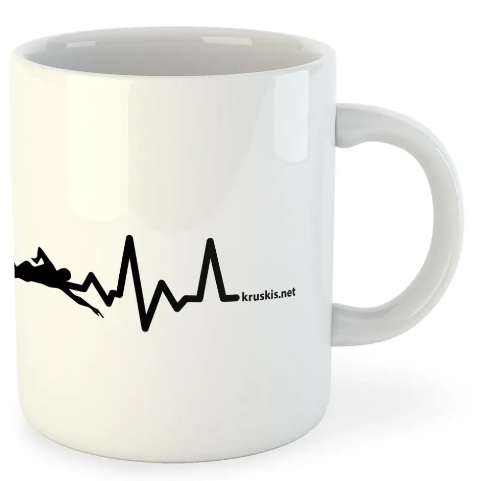 Kruskis Taza Swimming Heartbeat 325ml