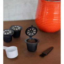 La Cafetiere Juego de cápsulas de café reutilizables Nespresso