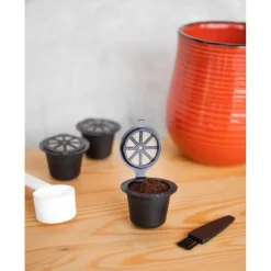 La Cafetiere Juego de cápsulas de café reutilizables Nespresso