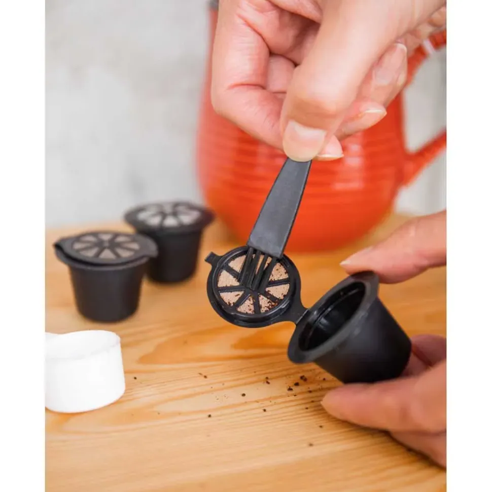 La Cafetiere Juego de cápsulas de café reutilizables Nespresso