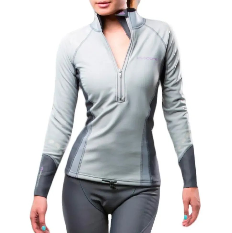 Lavacore Camiseta térmica de manga larga con media cremallera Elite