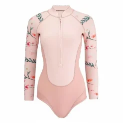 Loum Shorty manga larga cremallera frontal para mujer Aquabelle