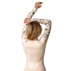 Loum Shorty manga larga cremallera frontal para mujer Aquabelle