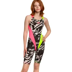 Mad Wave Bañador de competición con espalda abierta Kneeskin PBT