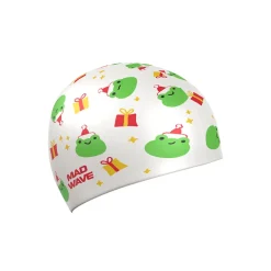 Mad Wave Gorro de natación Happy New Year